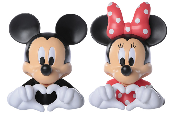 Disney-Bixin Mickey Minnie Half Bust
