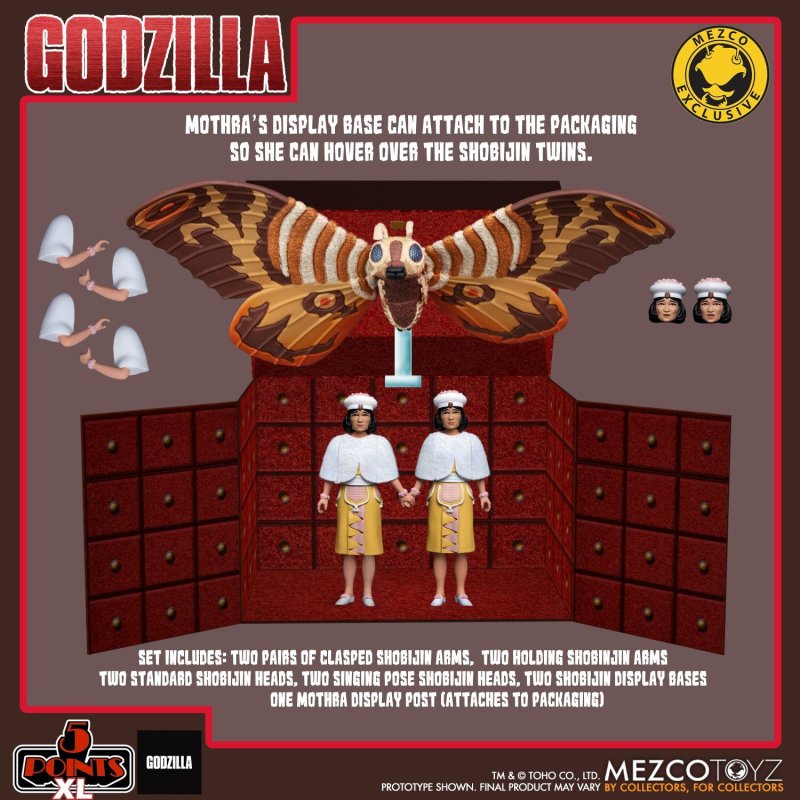 Mothra vs. Godzilla (1964): Mothra and Shobijin Twins Boxed Set