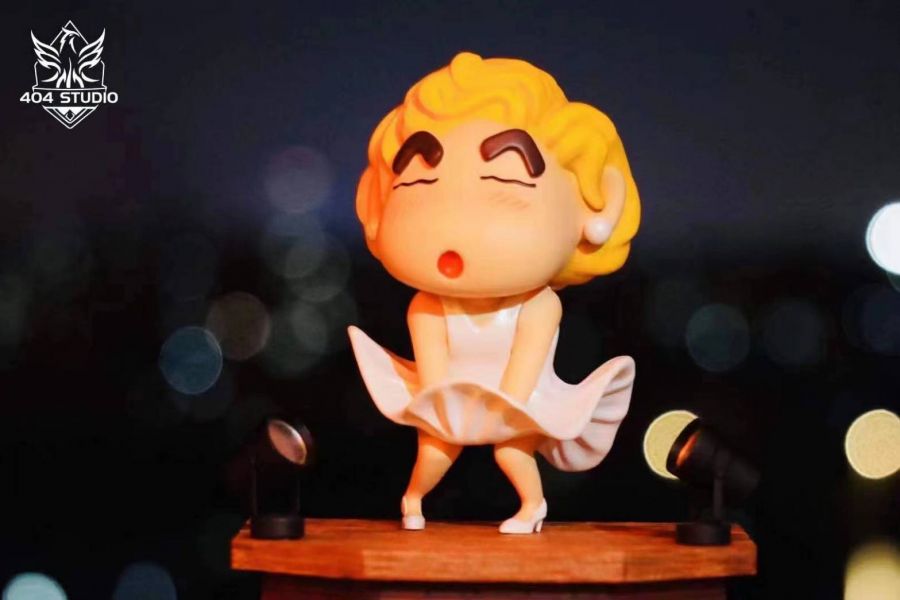 Shinchan cos Marilyn Monroe