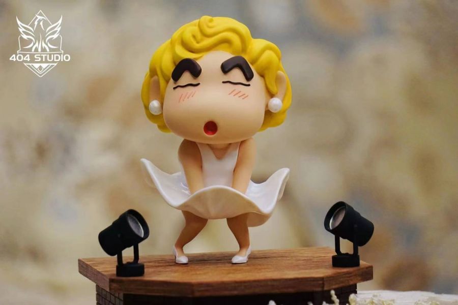 Shinchan cos Marilyn Monroe