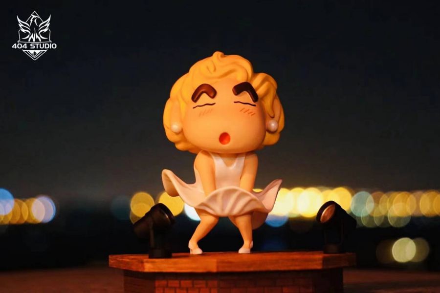 Shinchan cos Marilyn Monroe