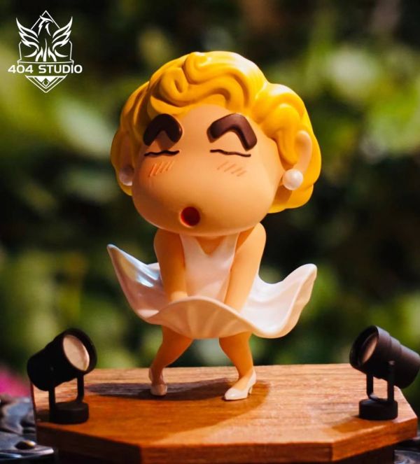 Shinchan cos Marilyn Monroe