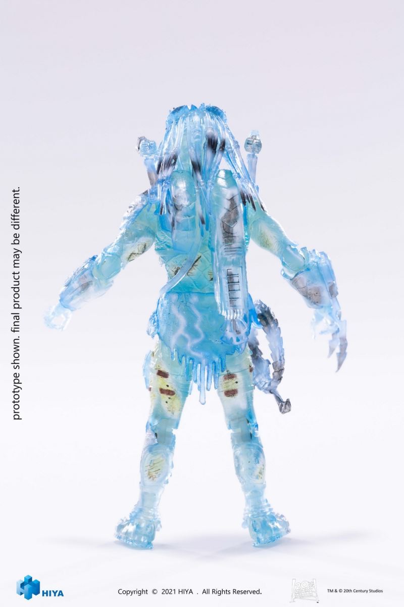 Extreme Mini Series 1/18 Alien vs. Predator 2 Translucent Lone Wolf Iron-Blooded