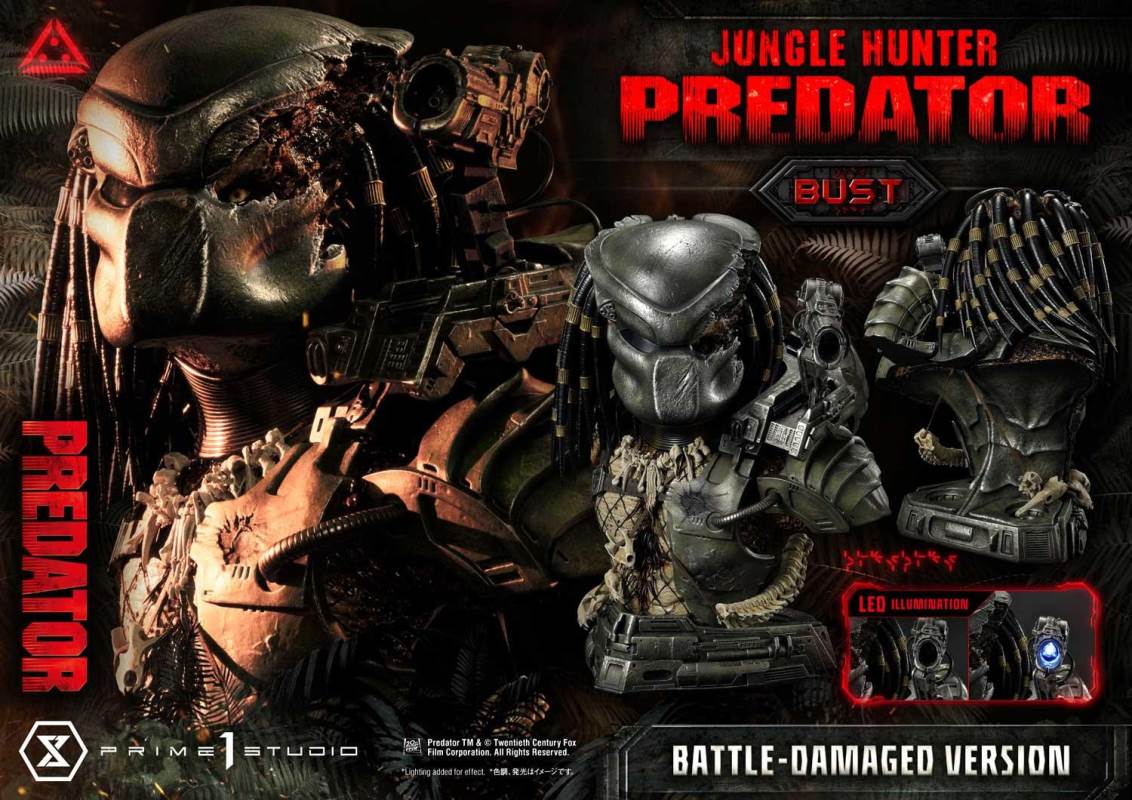 Predator (Film) Jungle Hunter Predator Battle-Damaged
