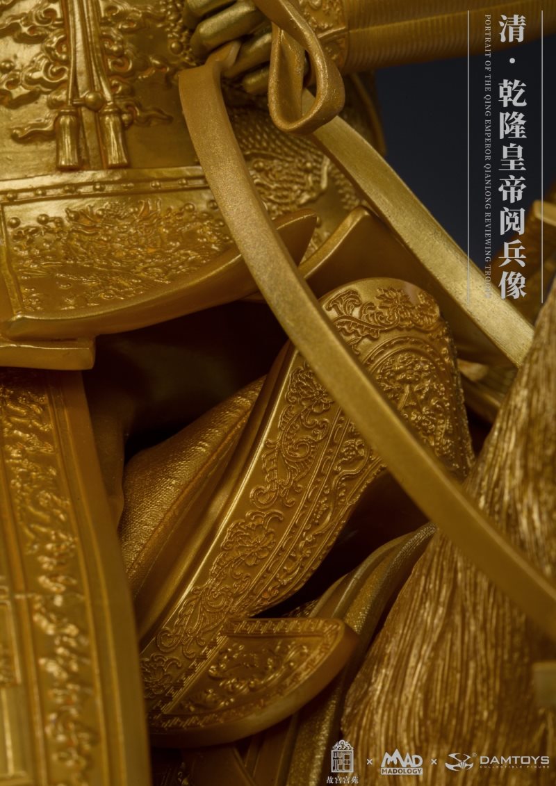 Classic Series: 1/6 Full Body Statue of Emperor Qianlong Parade in Qing Dynasty-Brass Edition