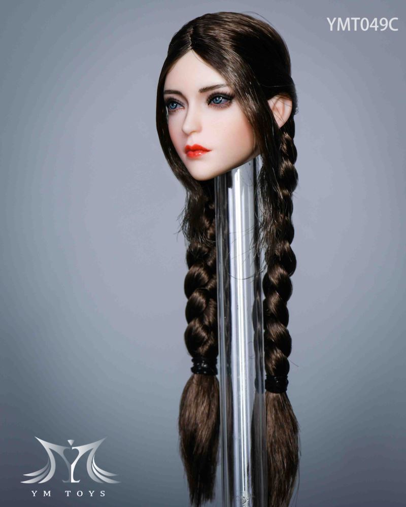 1/6 Asian beauty head carving #YMT049