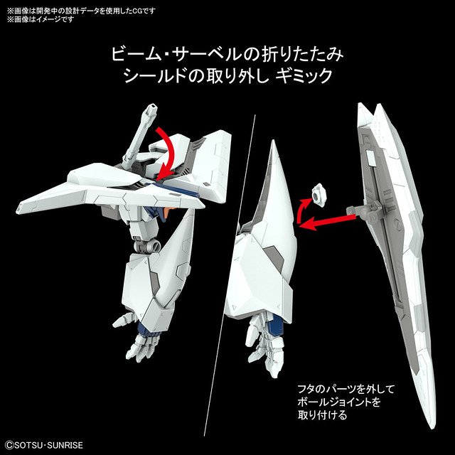 HG 1/144 Xi Gundam vs Penelope Funnel effect set