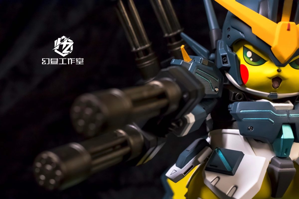 Pikachu x Gundam Heavyarms