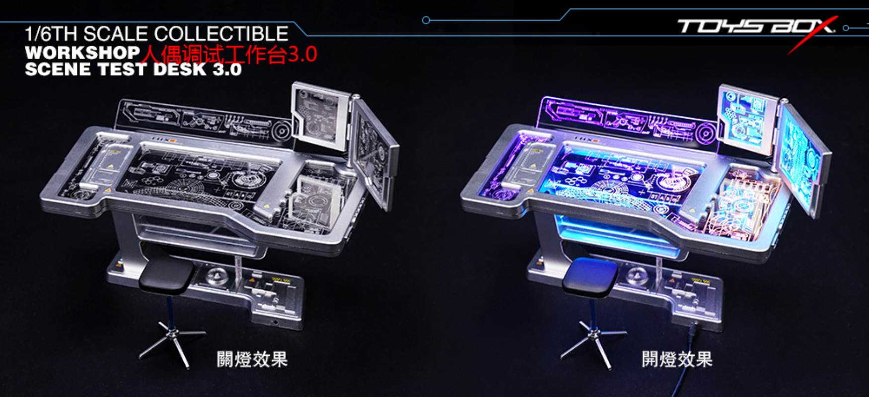 1/6 WORKSHOP SCENE TEST DESK 3.0