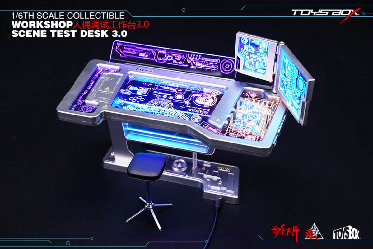 1/6 WORKSHOP SCENE TEST DESK 3.0