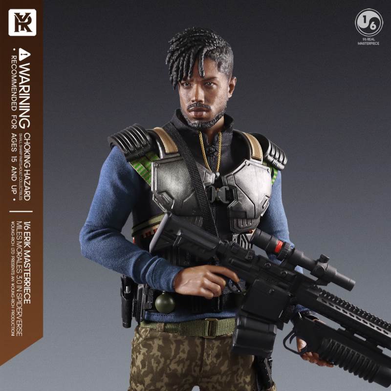 1/6 Black Panther villain Eric Leopard action figure YR012