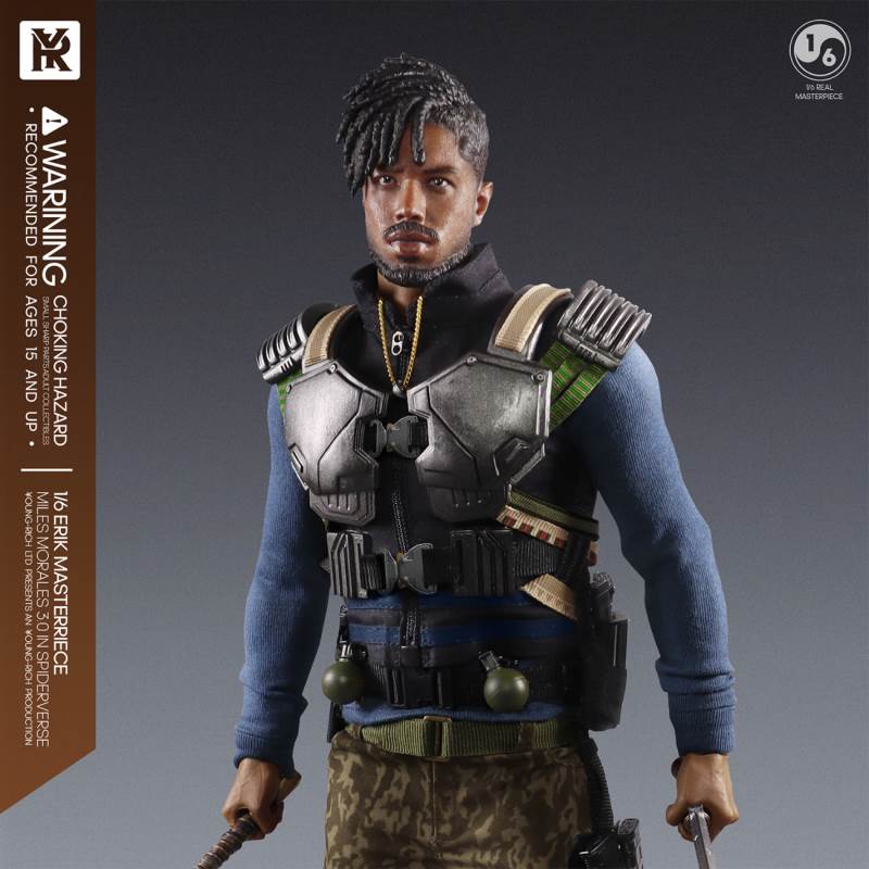 1/6 Black Panther villain Eric Leopard action figure YR012