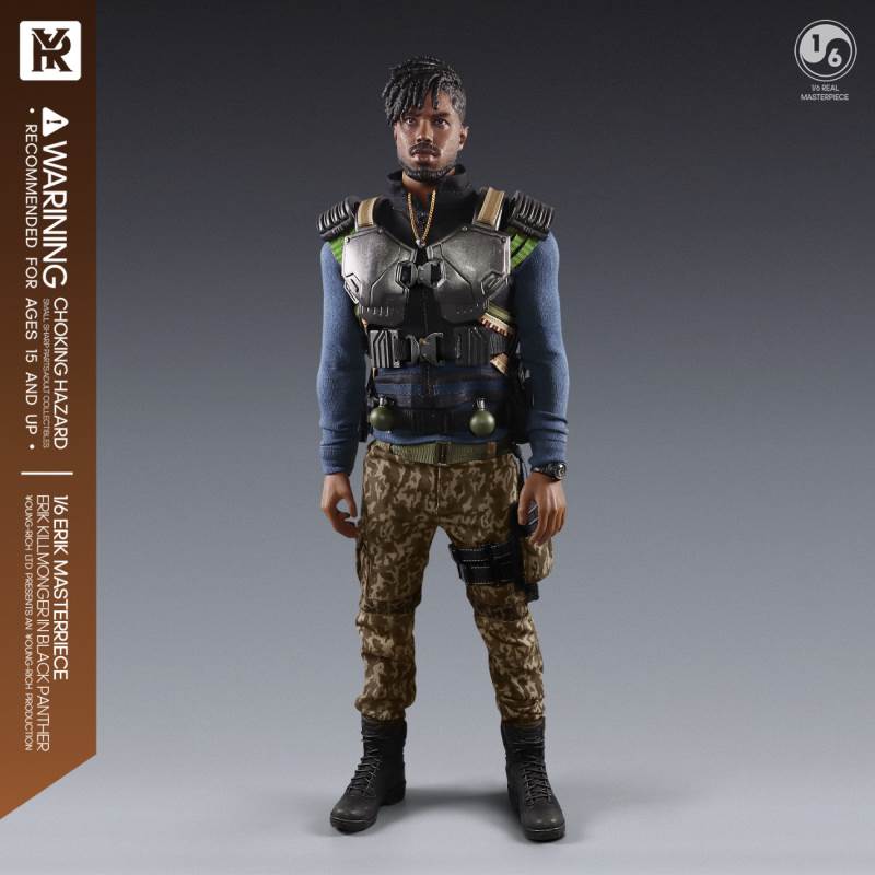 1/6 Black Panther villain Eric Leopard action figure YR012