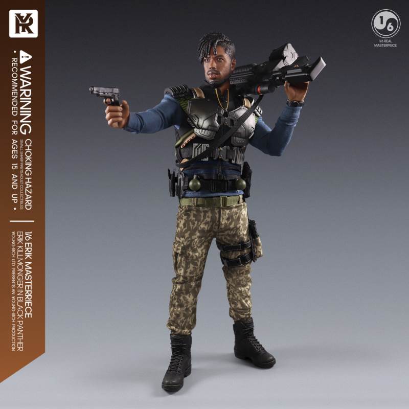 1/6 Black Panther villain Eric Leopard action figure YR012