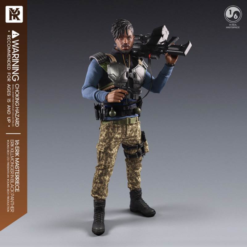 1/6 Black Panther villain Eric Leopard action figure YR012