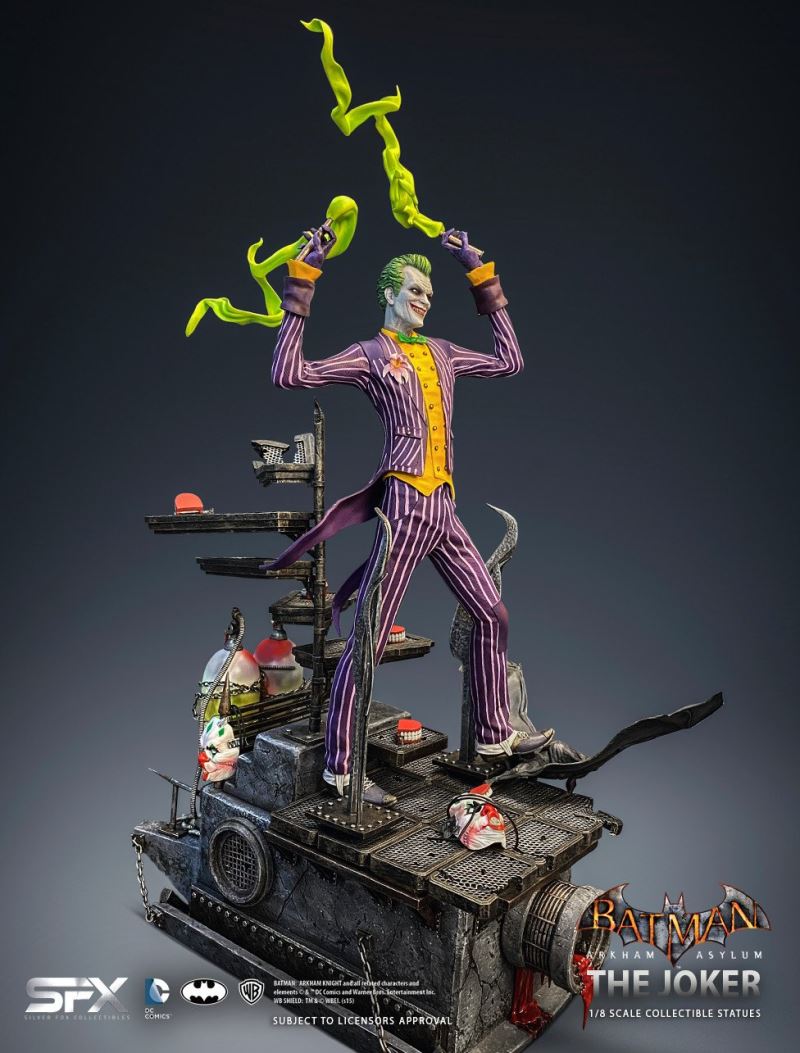1/8 Arkham Asylum-Joker Statue