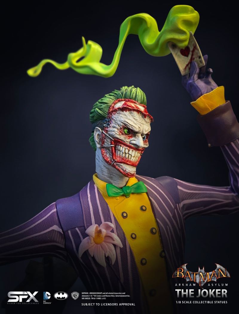 1/8 Arkham Asylum-Joker Statue