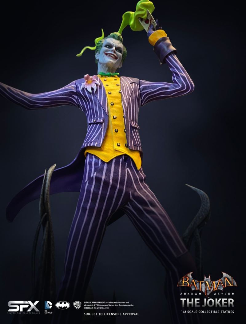 1/8 Arkham Asylum-Joker Statue