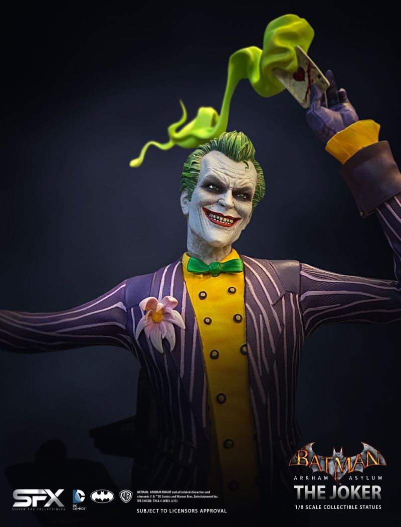 1/8 Arkham Asylum-Joker Statue