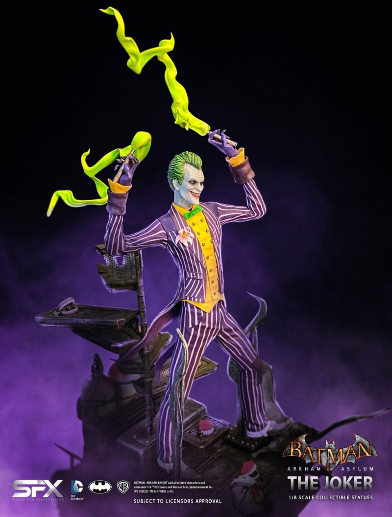 1/8 Arkham Asylum-Joker Statue