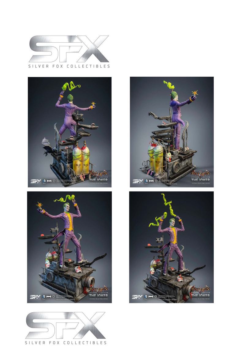 1/8 Arkham Asylum-Joker Statue