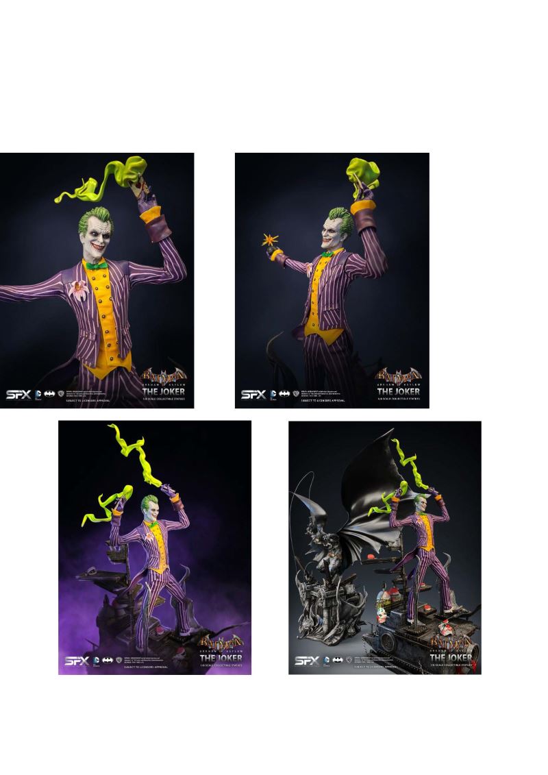 1/8 Arkham Asylum-Joker Statue