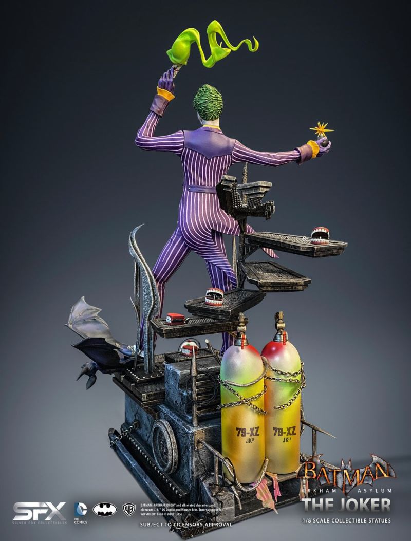 1/8 Arkham Asylum-Joker Statue