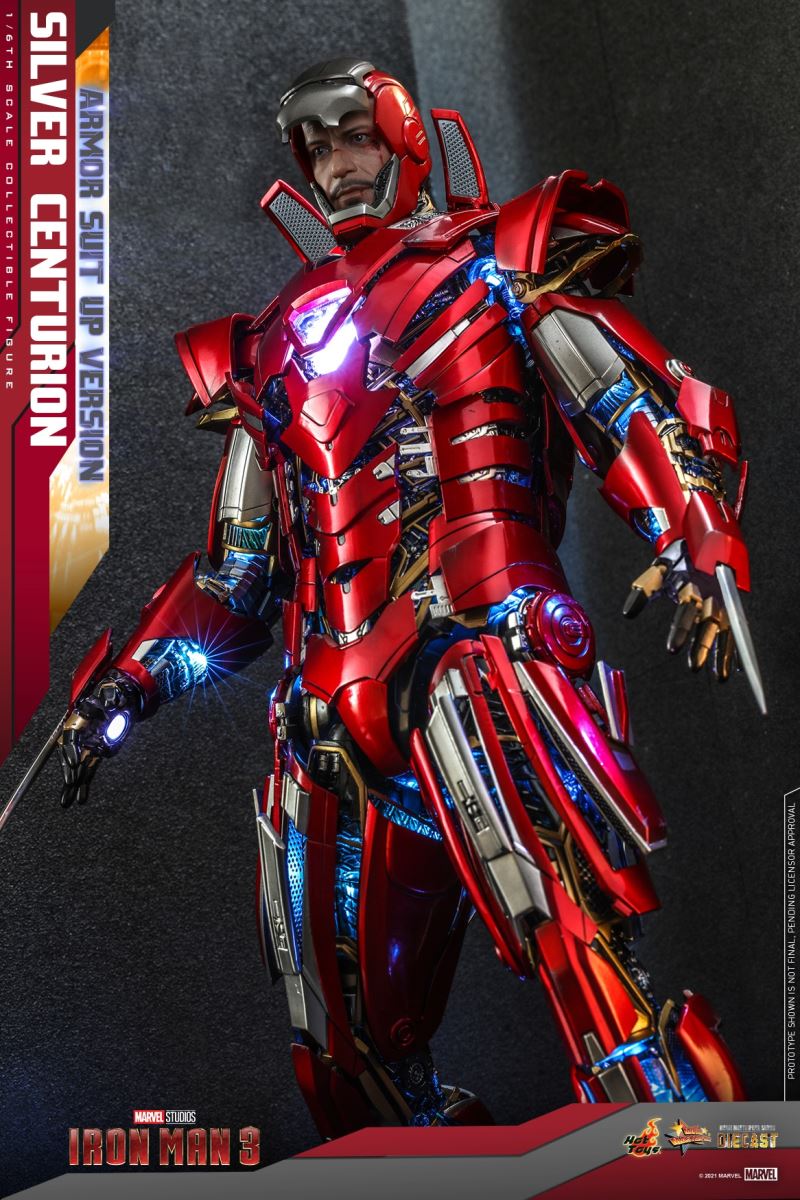 Iron Man 3 MK33 Silver Centurion (Explosive Edition) 1/6