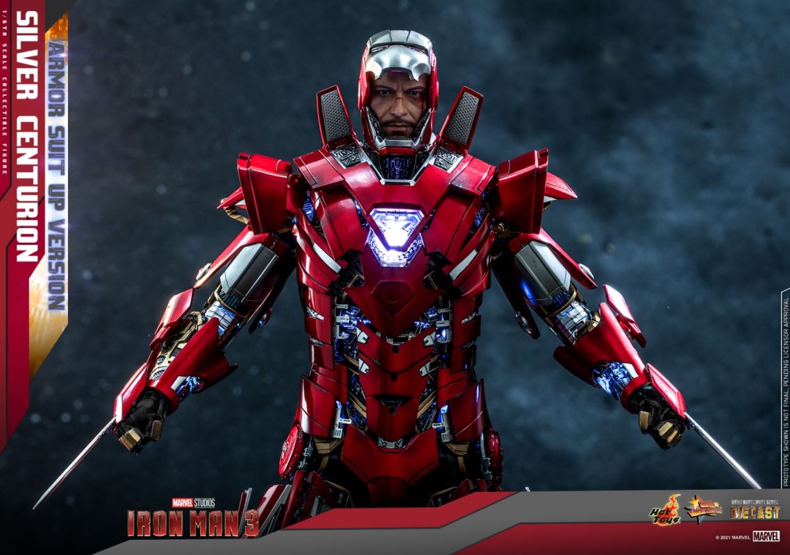 Iron Man 3 MK33 Silver Centurion (Explosive Edition) 1/6