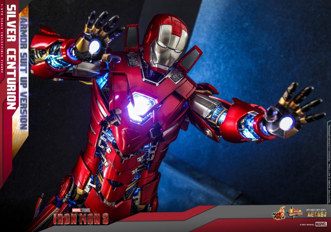Iron Man 3 MK33 Silver Centurion (Explosive Edition) 1/6