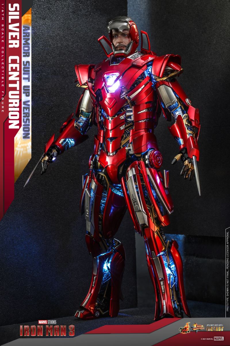 Iron Man 3 MK33 Silver Centurion (Explosive Edition) 1/6