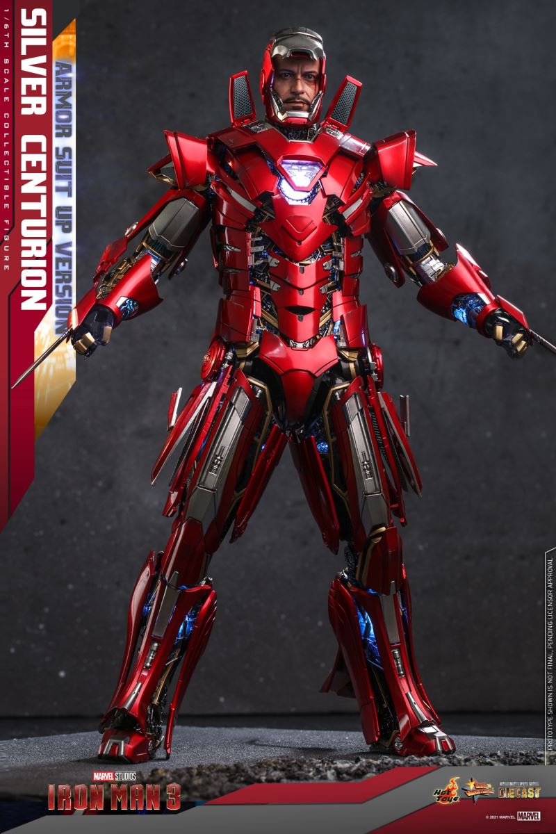 Iron Man 3 MK33 Silver Centurion (Explosive Edition) 1/6