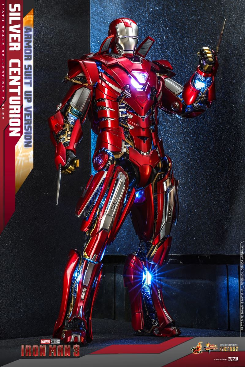 Iron Man 3 MK33 Silver Centurion (Explosive Edition) 1/6