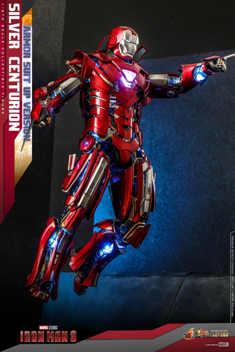 Iron Man 3 MK33 Silver Centurion (Explosive Edition) 1/6