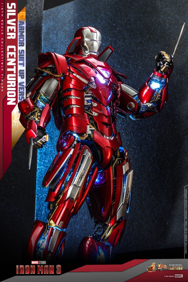Iron Man 3 MK33 Silver Centurion (Explosive Edition) 1/6