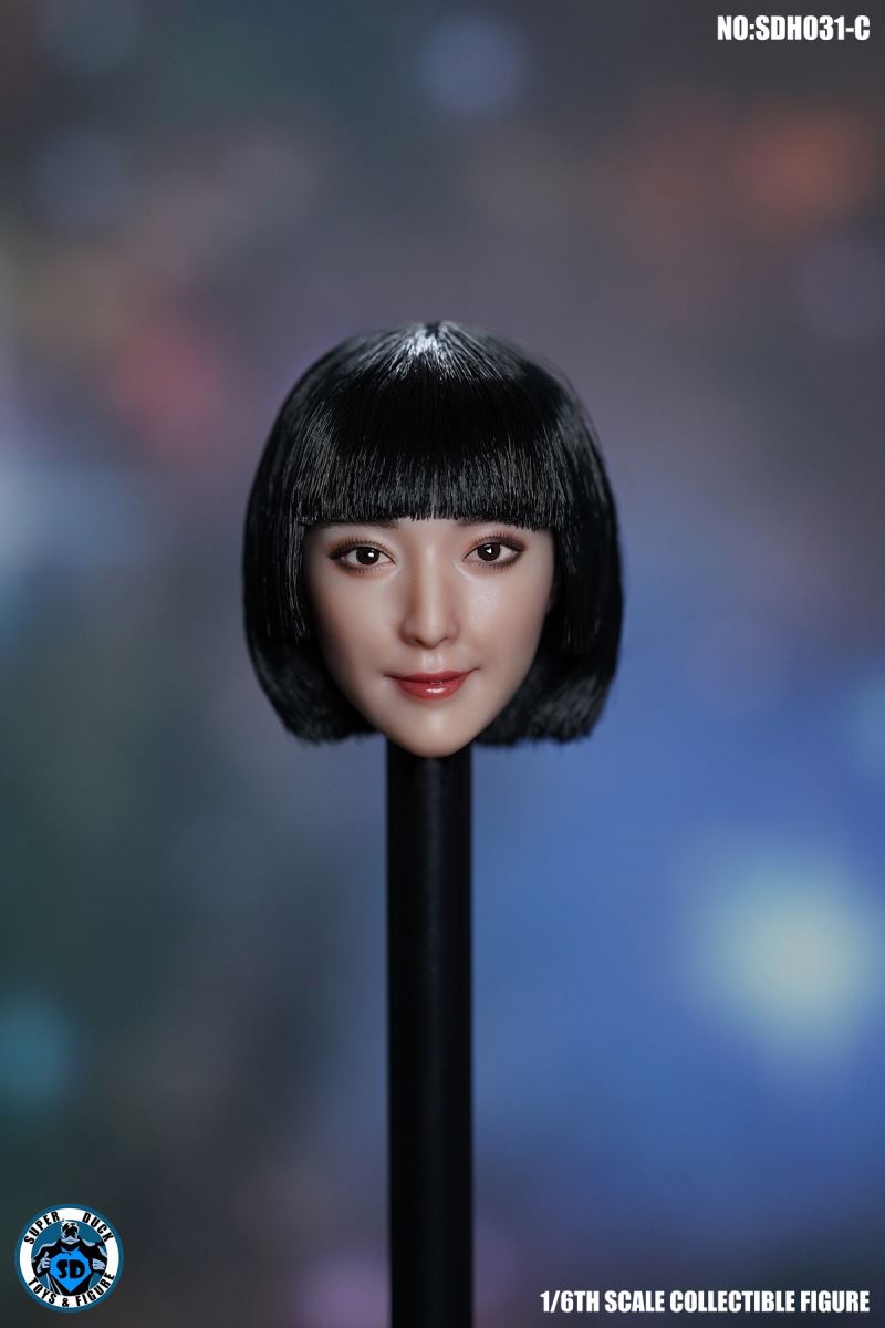 Female Head Carving - ABC Three Styles 1/6
