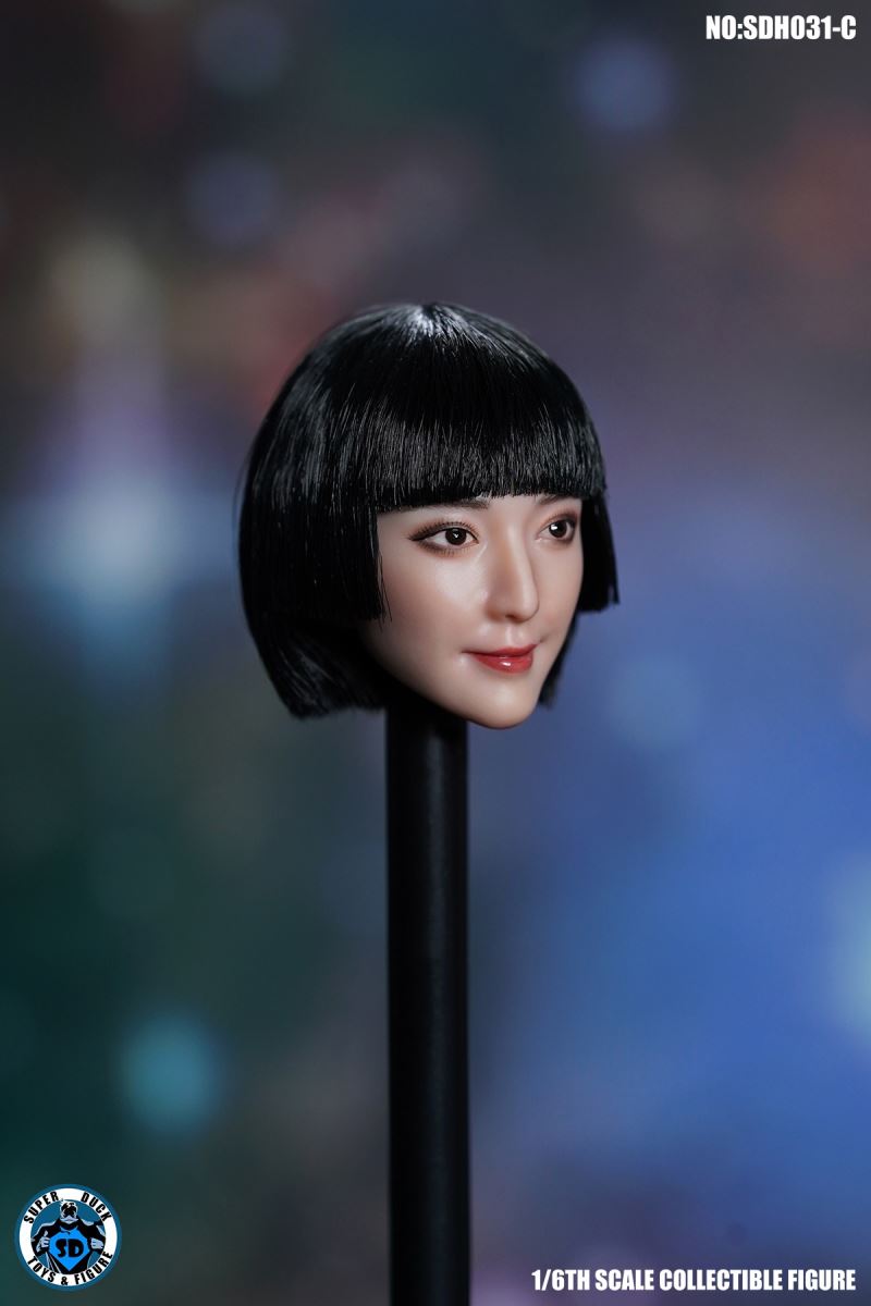 Female Head Carving - ABC Three Styles 1/6