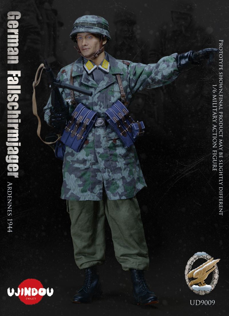 German Paratrooper of World War II - Ardennes 1944 1/6