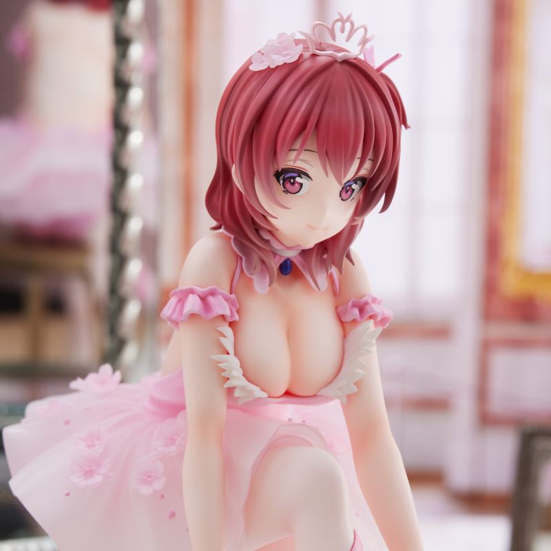 Anmi Illustration Flamingo Ballet Group Ponytail Girl, Akagami no ko & Kouhai-chan