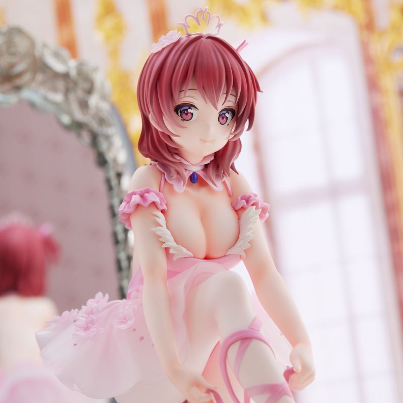 Anmi Illustration Flamingo Ballet Group Ponytail Girl, Akagami no ko & Kouhai-chan
