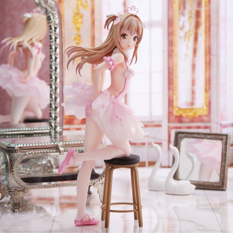 Anmi Illustration Flamingo Ballet Group Ponytail Girl, Akagami no ko & Kouhai-chan