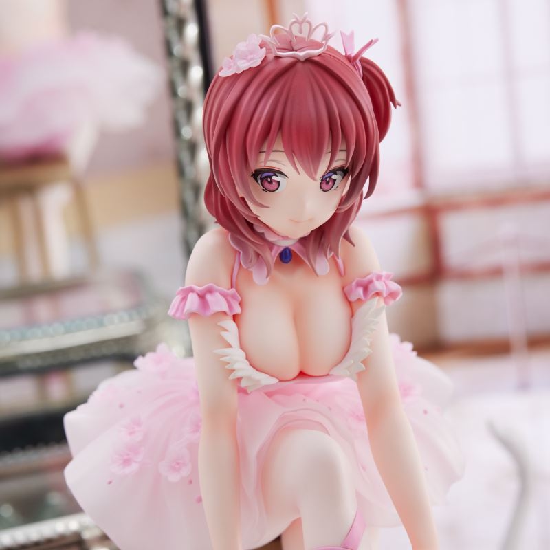 Anmi Illustration Flamingo Ballet Group Ponytail Girl, Akagami no ko & Kouhai-chan
