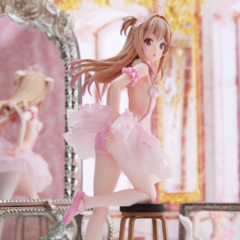 Anmi Illustration Flamingo Ballet Group Ponytail Girl, Akagami no ko & Kouhai-chan