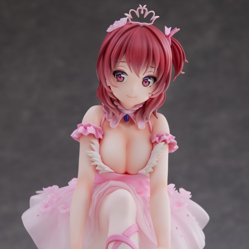 Anmi Illustration Flamingo Ballet Group Ponytail Girl, Akagami no ko & Kouhai-chan