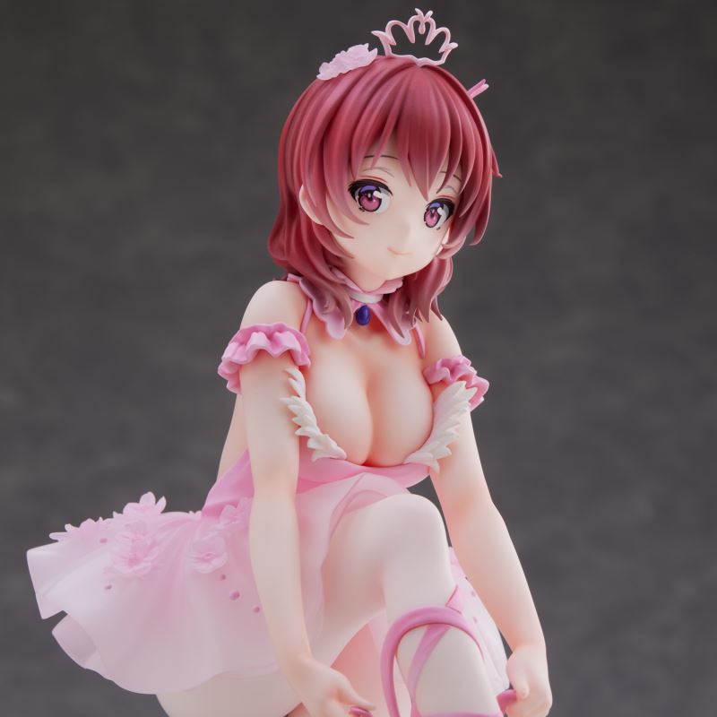 Anmi Illustration Flamingo Ballet Group Ponytail Girl, Akagami no ko & Kouhai-chan