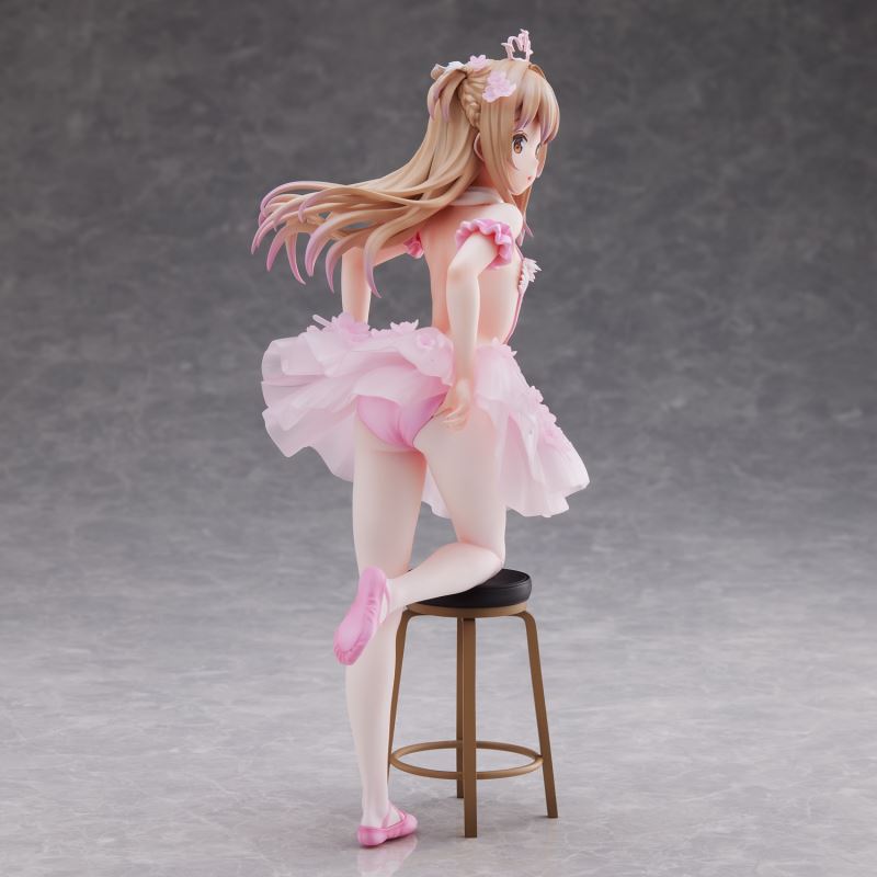 Anmi Illustration Flamingo Ballet Group Ponytail Girl, Akagami no ko & Kouhai-chan