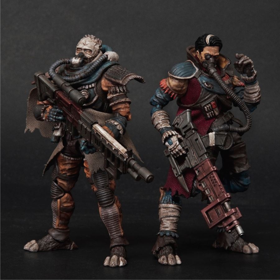 Acid Rain War FAV-A53 Nazar & Golgo, FAV-A54 Chief Koren & Doeg, FAV-SP21