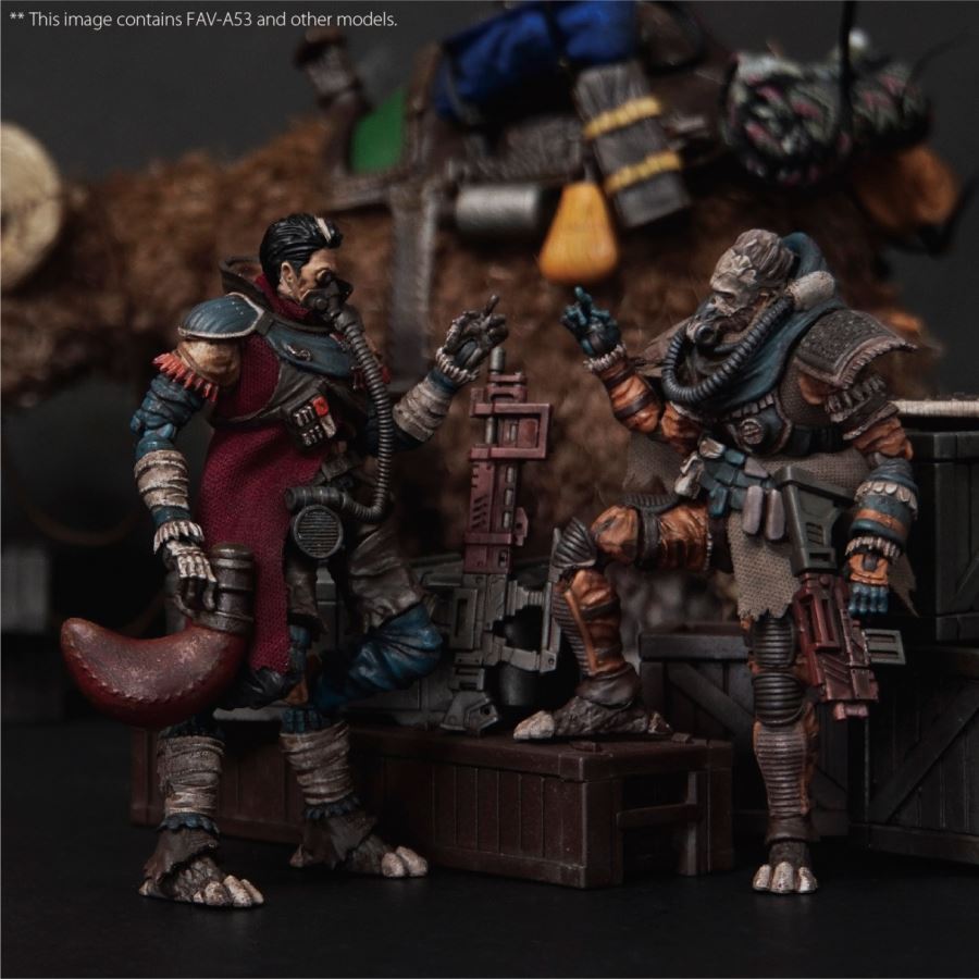 Acid Rain War FAV-A53 Nazar & Golgo, FAV-A54 Chief Koren & Doeg, FAV-SP21