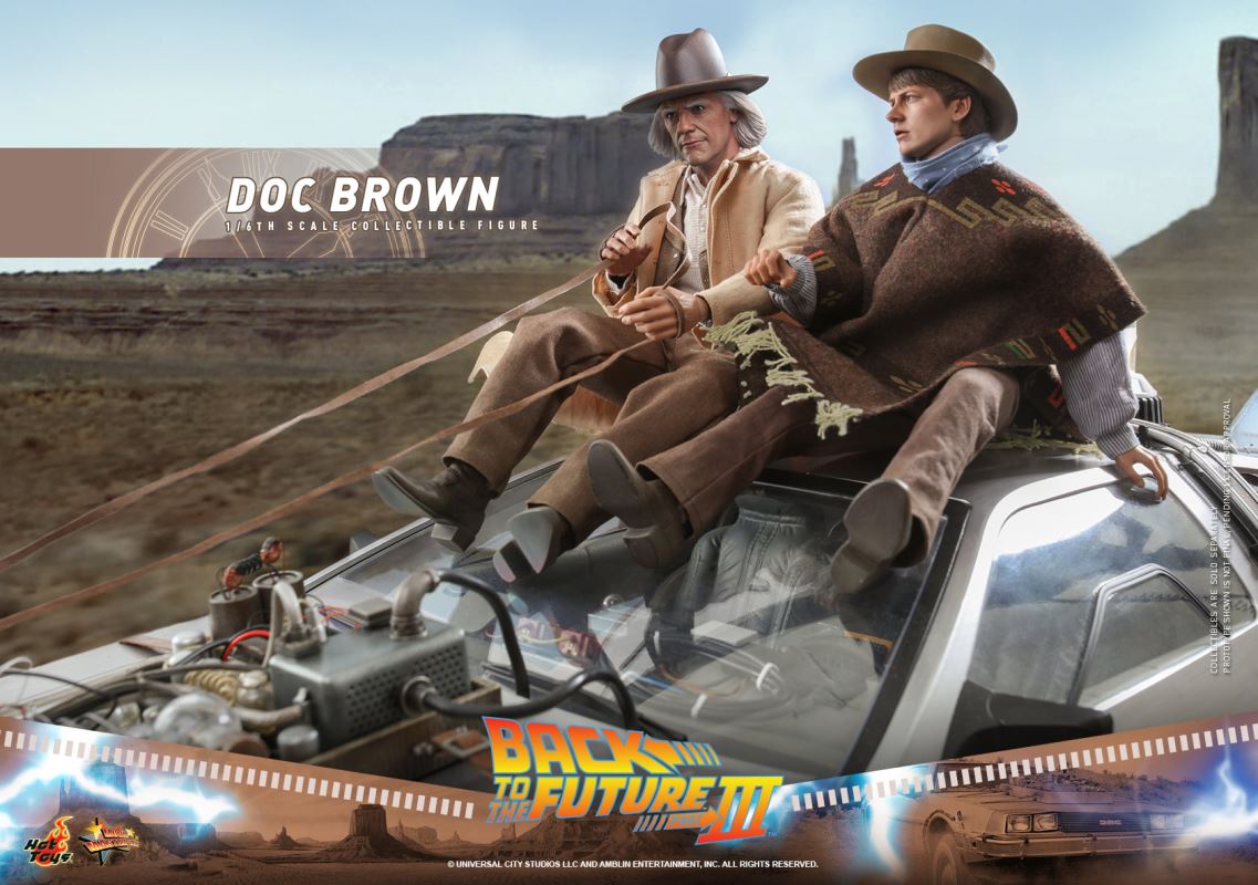 Back to the Future 3 Doc Brown 1/6