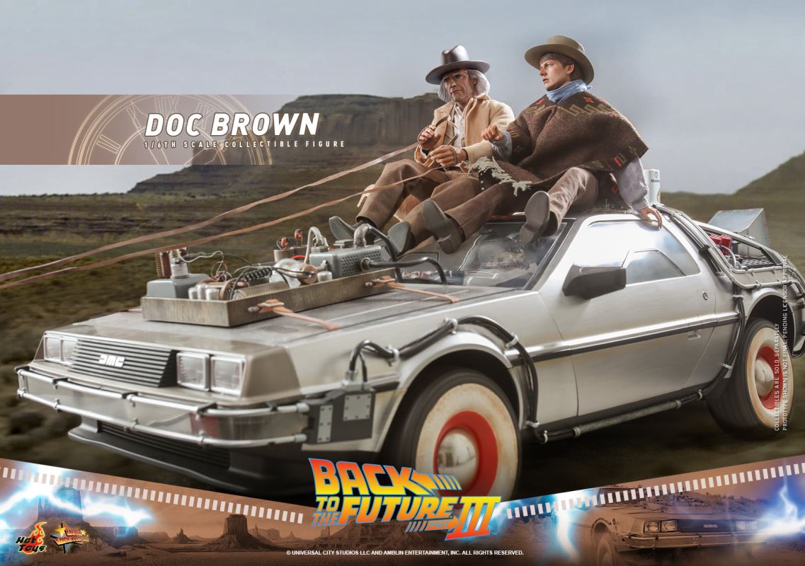 Back to the Future 3 Doc Brown 1/6